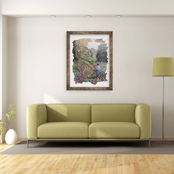 Tablou inramat - Kirstie Adamson - Dimineata de, 60 x 80 cm - 2- Roveli