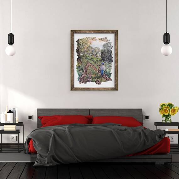 Tablou inramat - Kirstie Adamson - Dimineata de, 60 x 80 cm - 3- Roveli