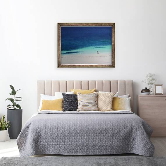 Tablou inramat - Lincoln Seligman - Plaja Kilifi II, 60 x 80 cm - 3- Roveli