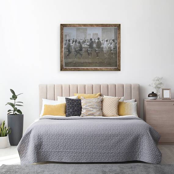 Tablou inramat - Lincoln Seligman - pranz, 60 x 80 cm - 3- Roveli