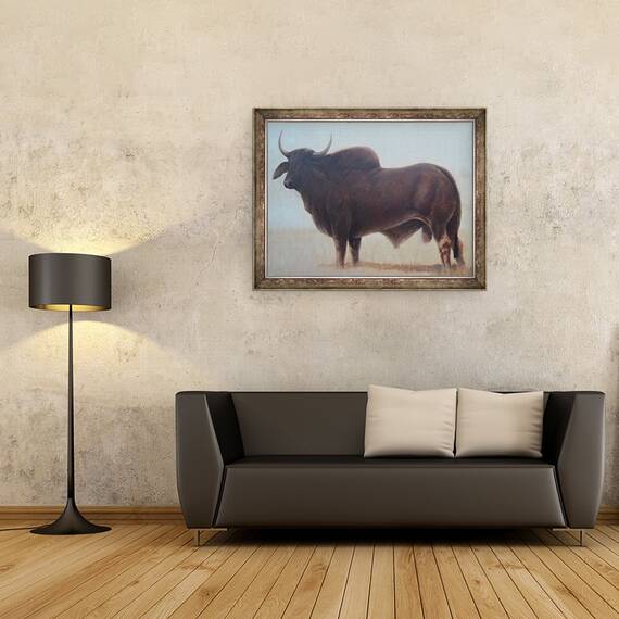 Tablou inramat - Lincoln Seligman - Taurul II, 60 x 80 cm - 2- Roveli