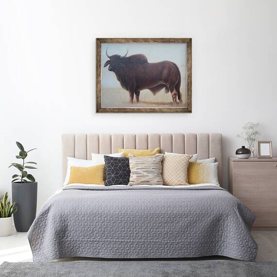 Tablou inramat - Lincoln Seligman - Taurul II, 60 x 80 cm - 3- Roveli