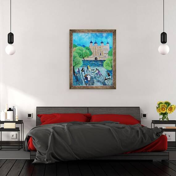 Tablou inramat - Lisa Graa Jensen - Turnul Londrei 2018, 60 x 80 cm - 3- Roveli