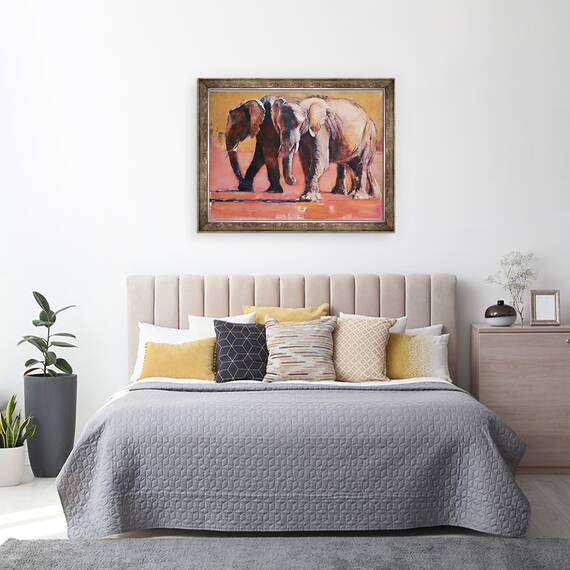 Tablou inramat - Mark Adlington - Caldura, Ol Pejeta, 2018, 60 x 80 cm - 3- Roveli