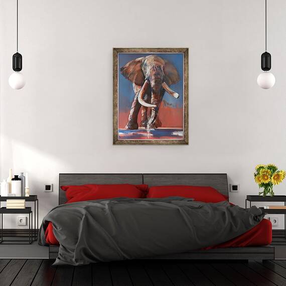 Tablou inramat - Mark Adlington - O tona de baut, 2018, 60 x 80 cm - 3- Roveli