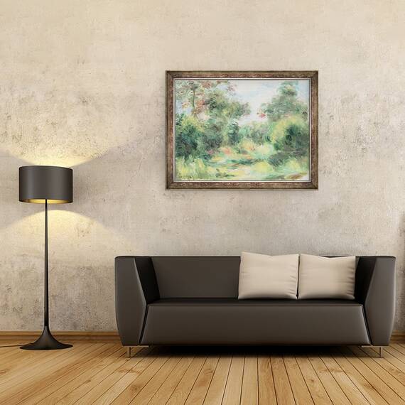 Tablou inramat - Pierre Auguste Renoir - Clairiere, 60 x 80 cm - 2- Roveli