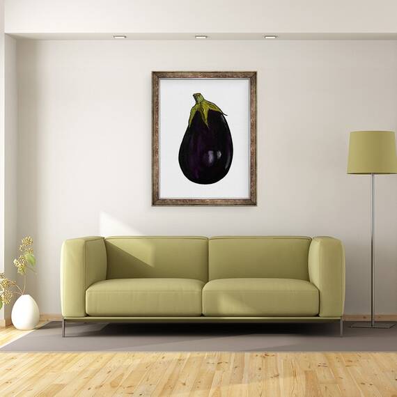 Tablou inramat - Sarah Thompson-Engels - Vinete purpuriu, 60 x 80 cm - 2- Roveli