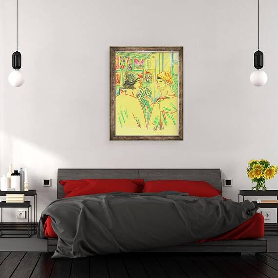 Tablou inramat - Sol Jeong - Samuel & Daniel, 60 x 80 cm - 3- Roveli