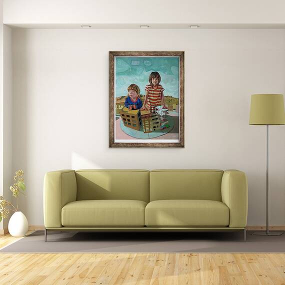 Tablou inramat - Thomas MacGregor - Las Cochabambinas, 60 x 80 cm - 2- Roveli