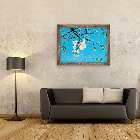 Tablou inramat - Tomoko FURUYA - Flori de cires I, 60 x 80 cm - 2- Roveli
