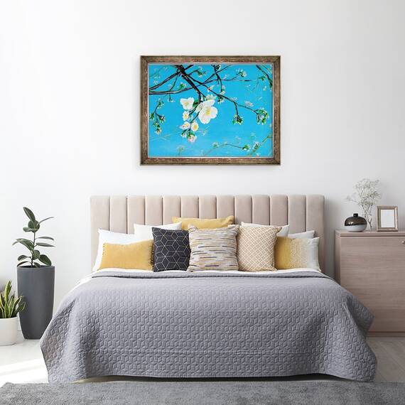 Tablou inramat - Tomoko FURUYA - Flori de cires I, 60 x 80 cm - 3- Roveli