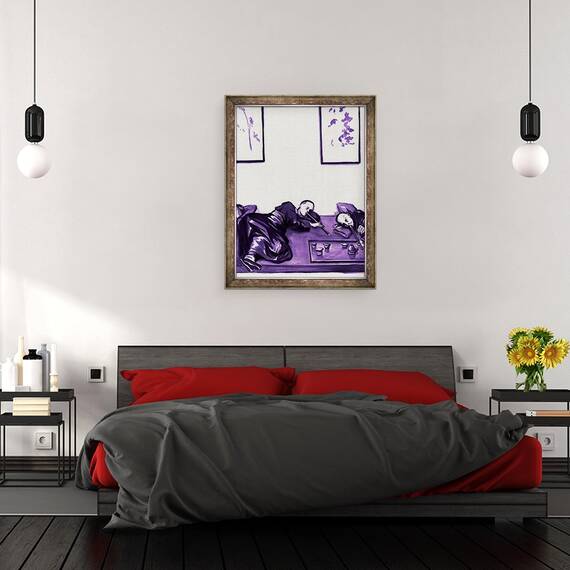Tablou inramat - Tomoko FURUYA - Opiu, 2015, 60 x 80 cm - 3- Roveli