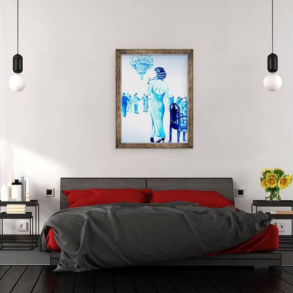 Tablou inramat - Tomoko FURUYA - Spate de femeie,2015, 60 x 80 cm - 3- Roveli