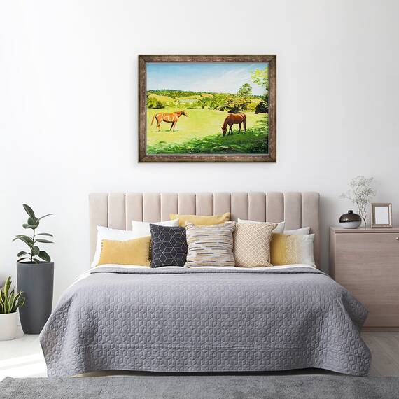 Tablou inramat - Tony Fandino - Cai la pasunat II, 60 x 80 cm - 3- Roveli