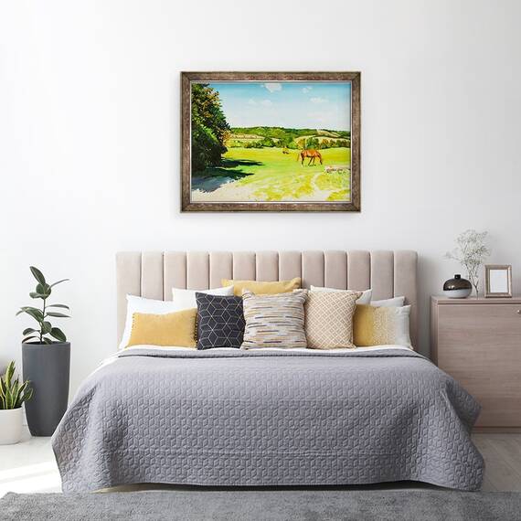 Tablou inramat - Tony Fandino - Cai la pasunat III, 60 x 80 cm - 3- Roveli