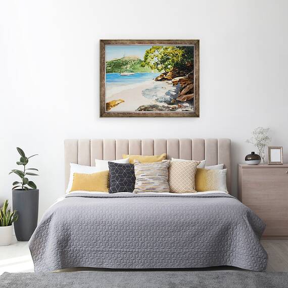 Tablou inramat - Tony Fandino - Plaja Formentor, Mallorca, 60 x 80 cm - 3- Roveli