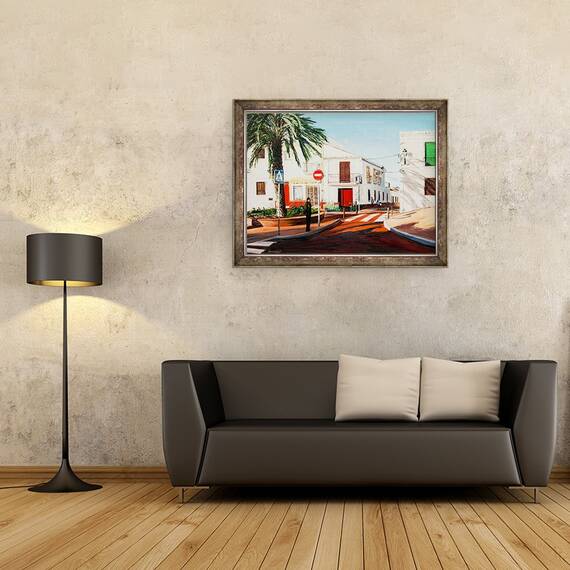 Tablou inramat - Tony Fandino - Strada II, 60 x 80 cm - 2- Roveli