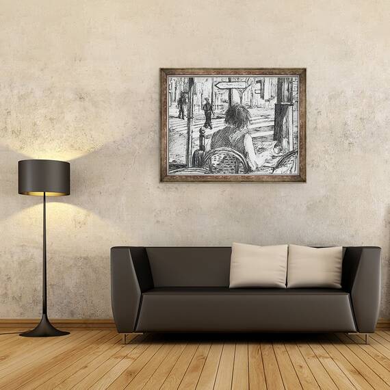 Tablou inramat - Vincent Alexander Booth - La Rotonde - Paris, 2003, 60 x 80 cm - 2- Roveli