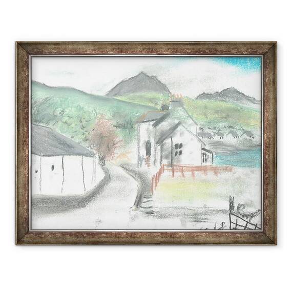 Tablou inramat - Vincent Alexander Booth - Strada principala Jura, 2005, 60 x 80 cm - - Roveli