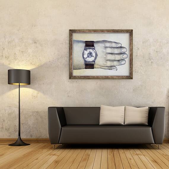 Tablou inramat - Wayne Anderson - Punctualitate,1977, 60 x 80 cm - 2- Roveli
