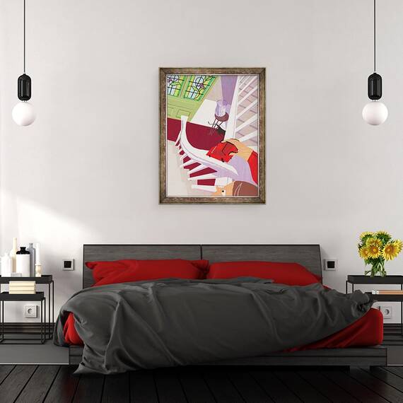 Tablou inramat - A. Richard Allen - Bannister, 2016, 60 x 80 cm - 3- Roveli