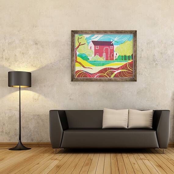 Tablou inramat - A. Richard Allen - Cabana, 2010, 60 x 80 cm - 2- Roveli