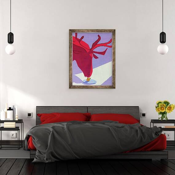 Tablou inramat - A. Richard Allen - Cerb, 2010, 60 x 80 cm - 3- Roveli