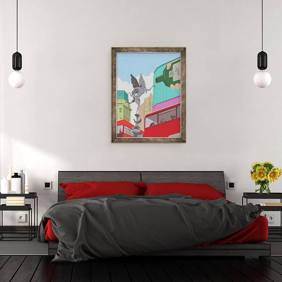 Tablou inramat - A. Richard Allen - G&T, 2015, 60 x 80 cm - 3- Roveli