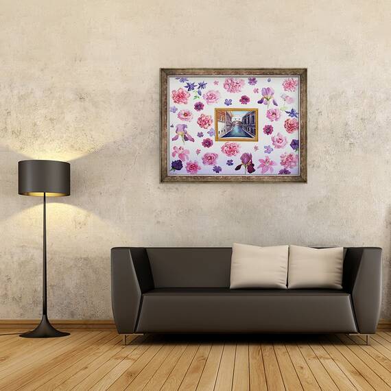 Tablou inramat - Christopher Ryland - Podul Suspinelor, 60 x 80 cm - 2- Roveli