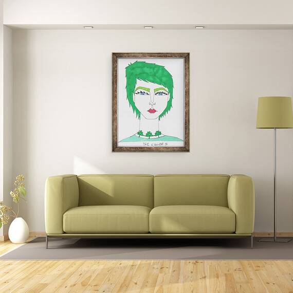 Tablou inramat - Daisy de Villeneuve - Ziua Sf. Patricks, 60 x 80 cm - 2- Roveli