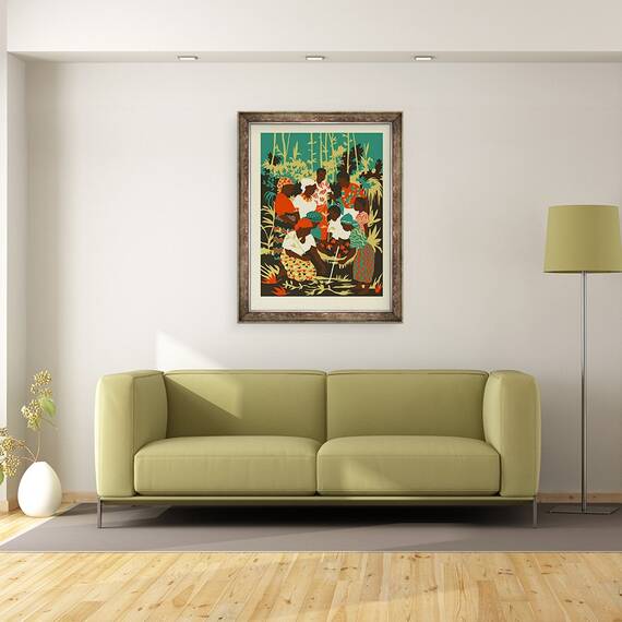 Tablou inramat - Eliza Southwood - Plantarea de copaci, 60 x 80 cm - 2- Roveli