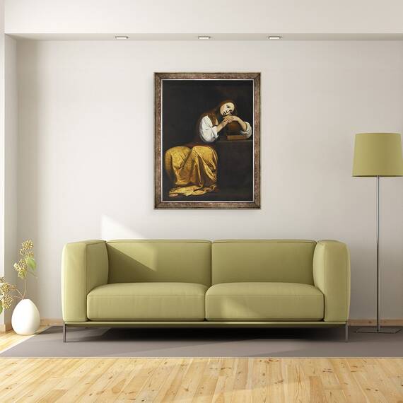 Tablou inramat - Giovanni Antonio Galli - Sfanta Maria Magdalena, 60 x 80 cm - 2- Roveli