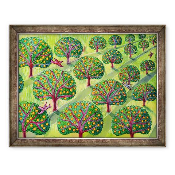 Tablou inramat - Jane Tattersfield - Livada, 60 x 80 cm - - Roveli
