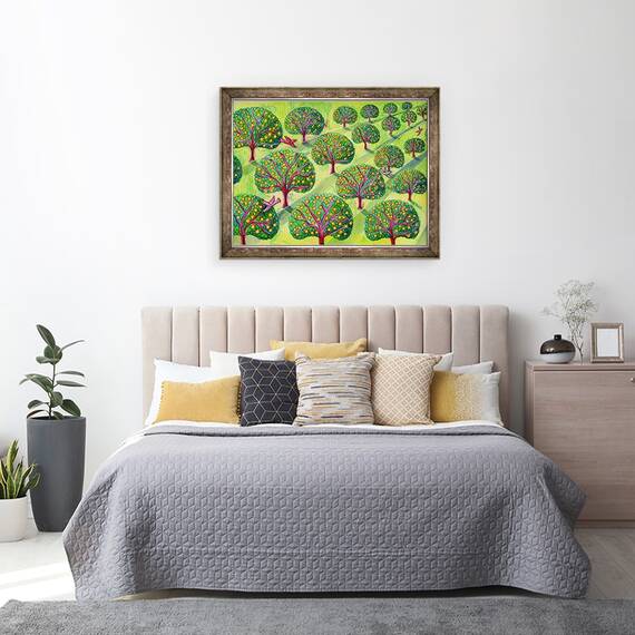 Tablou inramat - Jane Tattersfield - Livada, 60 x 80 cm - 3- Roveli