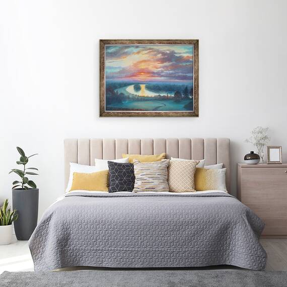 Tablou inramat - Lee Campbell - Septembrie View - Richmond, 2017, 60 x 80 cm - 3- Roveli
