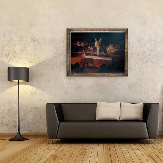 Tablou inramat - Lincoln Seligman - Ciffords Circus 3, 60 x 80 cm - 2- Roveli