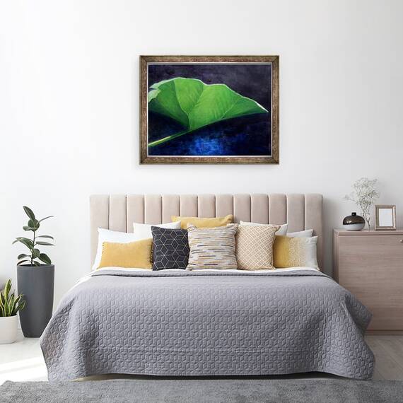 Tablou inramat - Lincoln Seligman - Frunza II, 60 x 80 cm - 3- Roveli