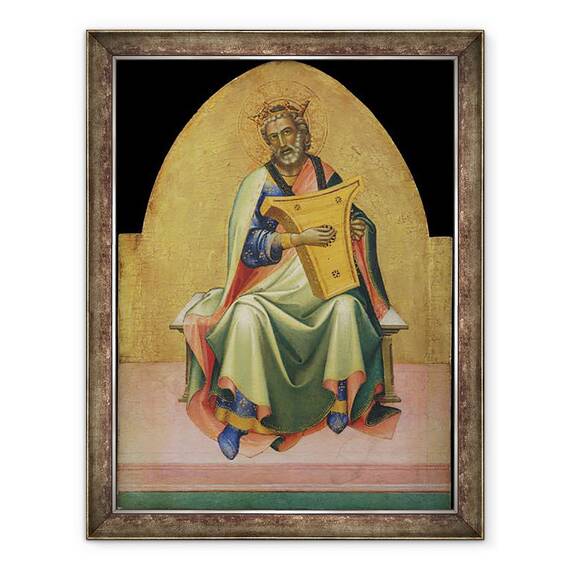 Tablou inramat - Lorenzo Monaco - David, 60 x 80 cm - - Roveli
