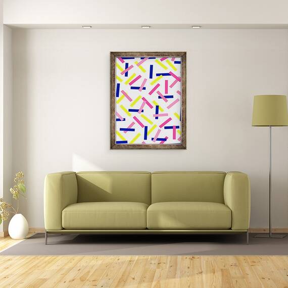 Tablou inramat - Louisa Hereford - Confetti, 60 x 80 cm - 2- Roveli