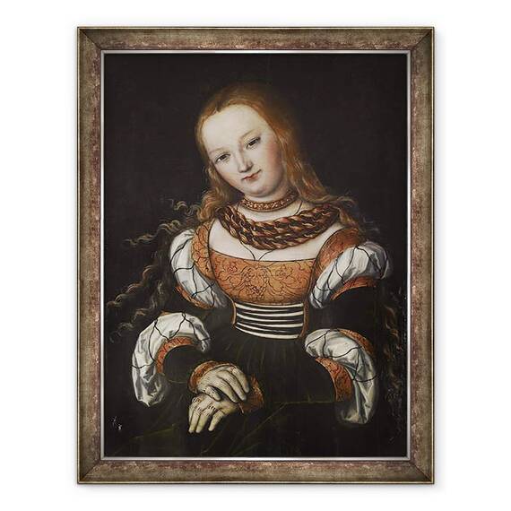 Tablou inramat - Lucas Cranach the Elder - Mary Magdalene, 60 x 80 cm - - Roveli