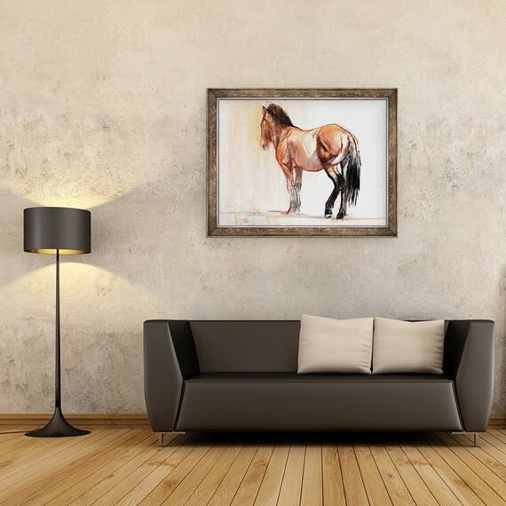 Tablou inramat - Mark Adlington - Stand Przewalski, 2013, 60 x 80 cm - 2- Roveli
