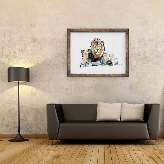 Tablou inramat - Mark Adlington - Tata, 60 x 80 cm - 2- Roveli