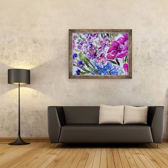 Tablou inramat - Mary Smith - Buchet de ziua mamei, 60 x 80 cm - 2- Roveli