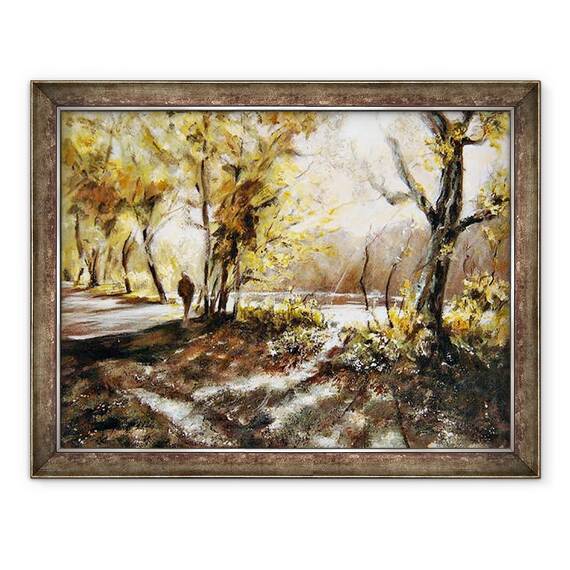 Tablou inramat - Mary Smith - Plimbare langa lacul Rudyard, 60 x 80 cm - - Roveli