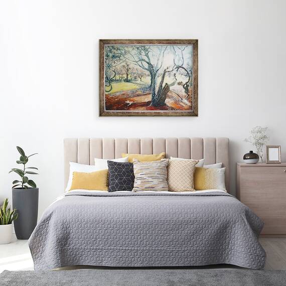 Tablou inramat - Mary Smith - Primavara in Darley Park, 60 x 80 cm - 3- Roveli
