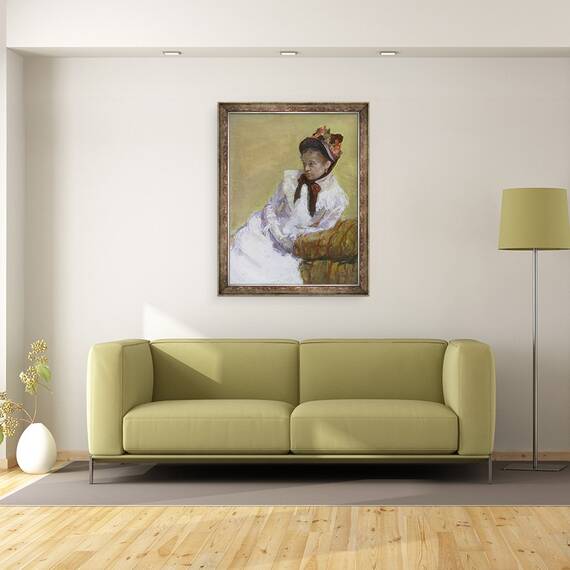 Tablou inramat - Mary Stevenson Cassatt - Portretul Artistului, 60 x 80 cm - 2- Roveli