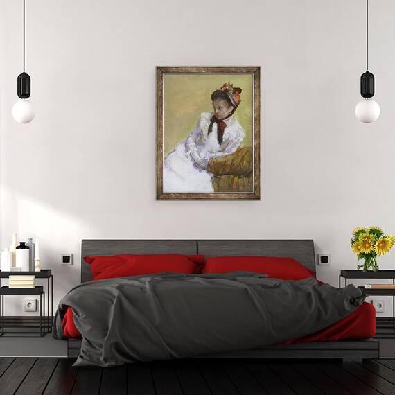 Tablou inramat - Mary Stevenson Cassatt - Portretul Artistului, 60 x 80 cm - 3- Roveli