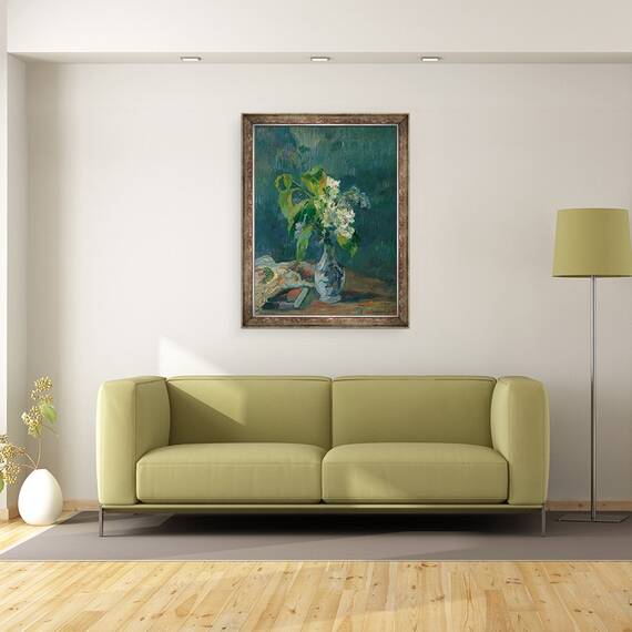 Tablou inramat - Paul Gauguin - Liliac, 60 x 80 cm - 2- Roveli