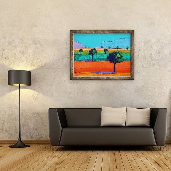 Tablou inramat - Paul Powis - Castlemorton II, 60 x 80 cm - 2- Roveli