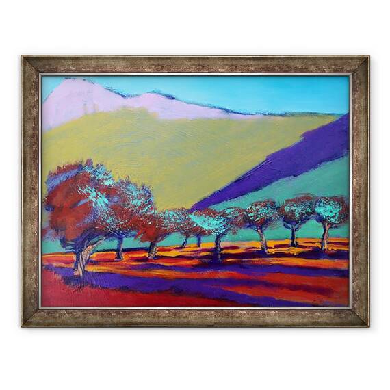 Tablou inramat - Paul Powis - Maslini, 60 x 80 cm - - Roveli